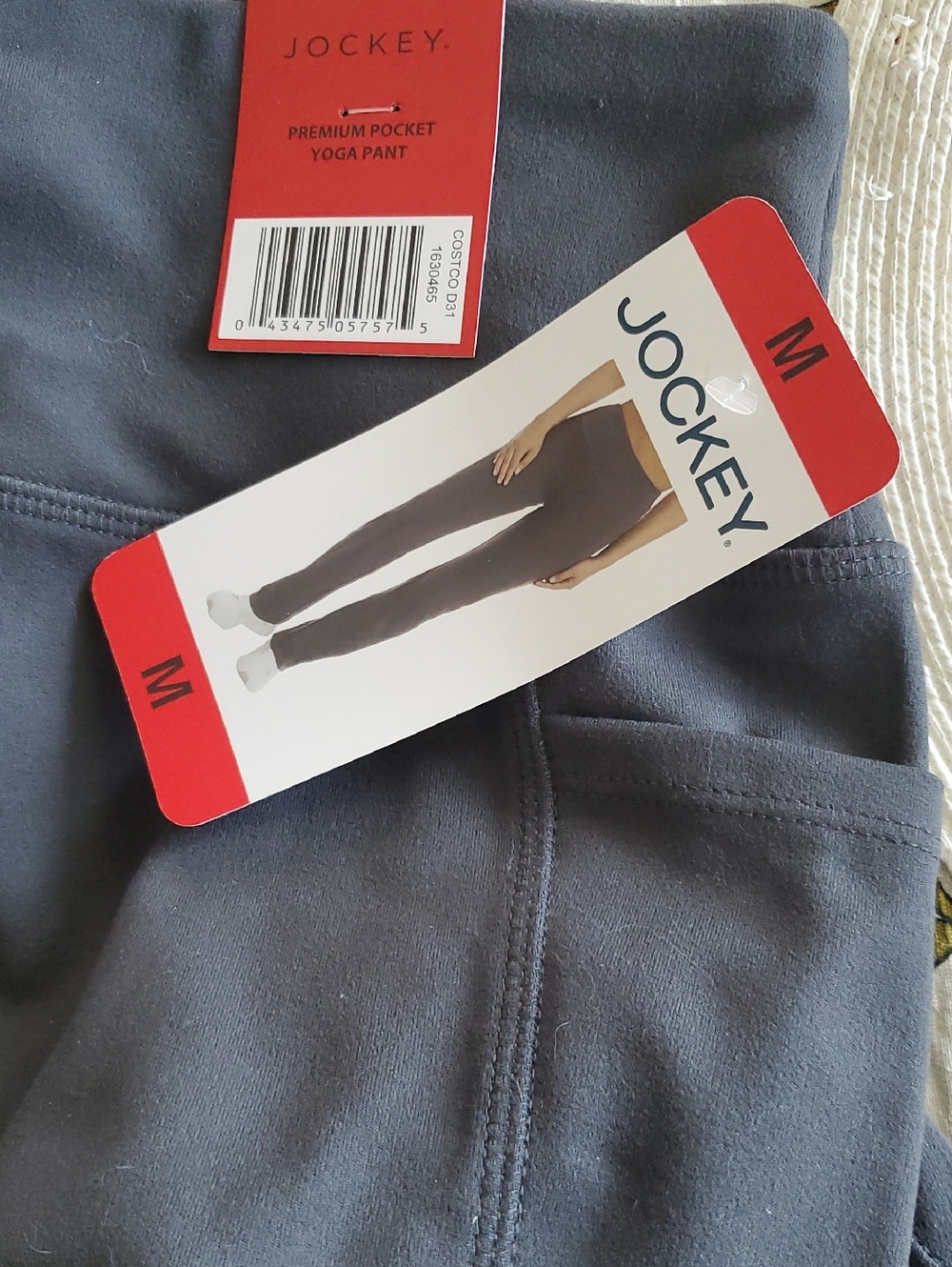 Jockey Gray Premium Pocket Yoga Pant
